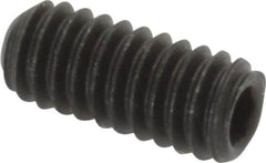 Value Collection - #8-32 UNC, 3/8" OAL, Cup Point Set Screw - Grade 8 Alloy Steel, 5/64" Key - Americas Industrial Supply