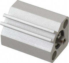 SMC PNEUMATICS - 3/8" Stroke x 1/2" Bore Double Acting Air Cylinder - 10-32 Port, 8-32 Rod Thread, 145 Max psi, 15 to 160°F - Americas Industrial Supply