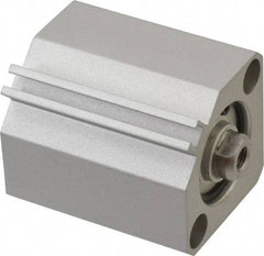 SMC PNEUMATICS - 3/4" Stroke x 1" Bore Double Acting Air Cylinder - 10-32 Port, 1/4-28 Rod Thread, 145 Max psi, 15 to 160°F - Americas Industrial Supply