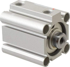 SMC PNEUMATICS - 3/4" Stroke x 1-1/4" Bore Double Acting Air Cylinder - 1/8 Port, 5/16-24 Rod Thread, 145 Max psi, 15 to 160°F - Americas Industrial Supply