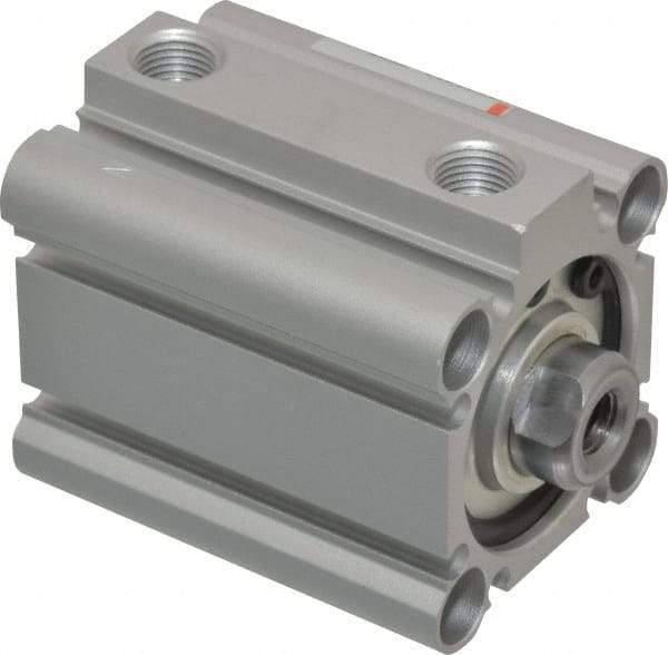 SMC PNEUMATICS - 1" Stroke x 1-1/4" Bore Double Acting Air Cylinder - 1/8 Port, 5/16-24 Rod Thread, 145 Max psi, 15 to 160°F - Americas Industrial Supply