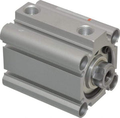 SMC PNEUMATICS - 1" Stroke x 1-1/4" Bore Double Acting Air Cylinder - 1/8 Port, 5/16-24 Rod Thread, 145 Max psi, 15 to 160°F - Americas Industrial Supply