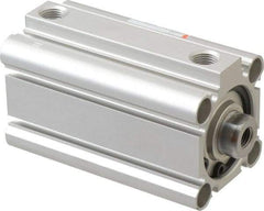SMC PNEUMATICS - 1-15/16" Stroke x 1-1/4" Bore Double Acting Air Cylinder - 1/8 Port, 5/16-24 Rod Thread, 145 Max psi, 15 to 160°F - Americas Industrial Supply