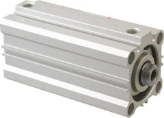 SMC PNEUMATICS - 2-15/16" Stroke x 1-1/2" Bore Double Acting Air Cylinder - 1/8 Port, 3/8-24 Rod Thread, 145 Max psi, 15 to 160°F - Americas Industrial Supply