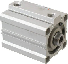 SMC PNEUMATICS - 1-3/4" Stroke x 2" Bore Double Acting Air Cylinder - 1/4 Port, 1/2-20 Rod Thread, 145 Max psi, 15 to 160°F - Americas Industrial Supply