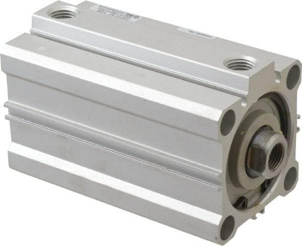 SMC PNEUMATICS - 2-15/16" Stroke x 2" Bore Double Acting Air Cylinder - 1/4 Port, 1/2-20 Rod Thread, 145 Max psi, 15 to 160°F - Americas Industrial Supply