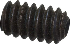 Value Collection - #10-24 UNC, 5/16" OAL, Cup Point Set Screw - Grade 8 Alloy Steel, 3/32" Key - Americas Industrial Supply