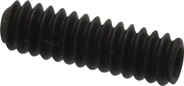 Value Collection - #10-24 UNC, 5/8" OAL, Cup Point Set Screw - Grade 8 Alloy Steel, 3/32" Key - Americas Industrial Supply