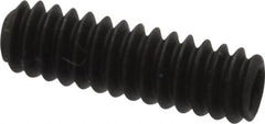 Value Collection - #10-24 UNC, 5/8" OAL, Cup Point Set Screw - Grade 8 Alloy Steel, 3/32" Key - Americas Industrial Supply