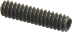 Value Collection - #10-24 UNC, 3/4" OAL, Cup Point Set Screw - Grade 8 Alloy Steel, 3/32" Key - Americas Industrial Supply