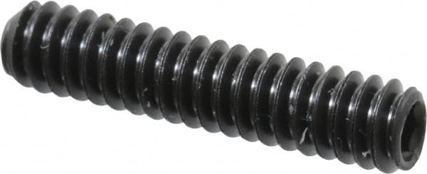 Value Collection - #10-24 UNC, 7/8" OAL, Cup Point Set Screw - Grade 8 Alloy Steel, 3/32" Key - Americas Industrial Supply