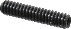 Value Collection - #10-24 UNC, 7/8" OAL, Cup Point Set Screw - Grade 8 Alloy Steel, 3/32" Key - Americas Industrial Supply