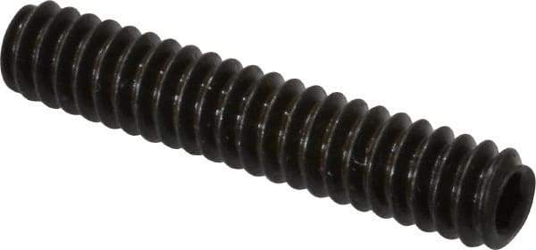 Value Collection - #10-24 UNC, 1" OAL, Cup Point Set Screw - Grade 8 Alloy Steel, 3/32" Key - Americas Industrial Supply