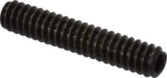 Value Collection - #10-24 UNC, 1" OAL, Cup Point Set Screw - Grade 8 Alloy Steel, 3/32" Key - Americas Industrial Supply