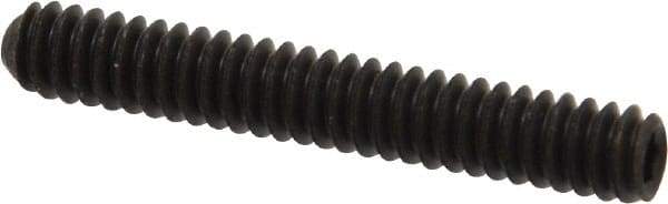 Value Collection - #10-24 UNC, 1-1/4" OAL, Cup Point Set Screw - Grade 8 Alloy Steel, 3/32" Key - Americas Industrial Supply