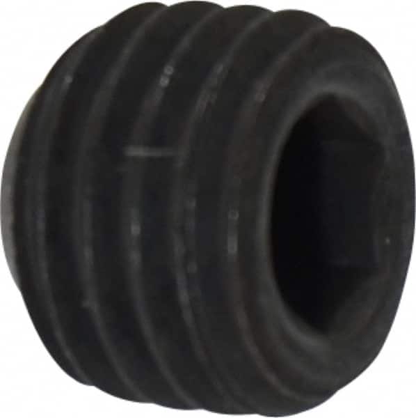 Value Collection - 5/16-24 UNF, 1/4" OAL, Cup Point Set Screw - Grade 8 Alloy Steel, 5/32" Key - Americas Industrial Supply
