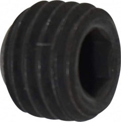 Value Collection - 5/16-24 UNF, 1/4" OAL, Cup Point Set Screw - Grade 8 Alloy Steel, 5/32" Key - Americas Industrial Supply