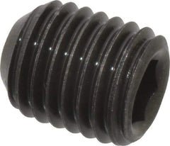 Value Collection - 5/16-24 UNF, 3/8" OAL, Cup Point Set Screw - Grade 8 Alloy Steel, 5/32" Key - Americas Industrial Supply