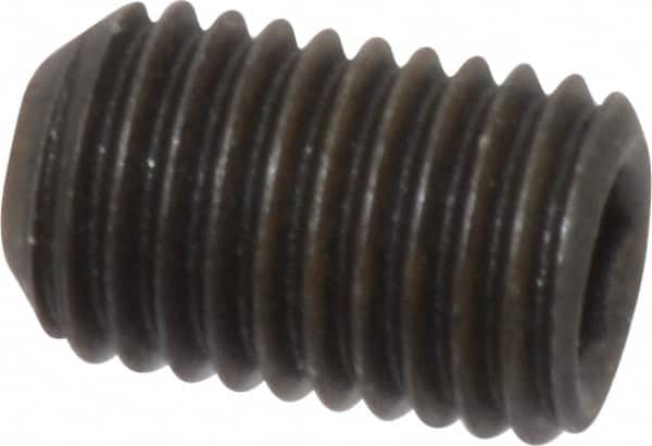 Value Collection - 5/16-24 UNF, 1/2" OAL, Cup Point Set Screw - Grade 8 Alloy Steel, 5/32" Key - Americas Industrial Supply