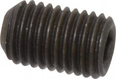 Value Collection - 5/16-24 UNF, 1/2" OAL, Cup Point Set Screw - Grade 8 Alloy Steel, 5/32" Key - Americas Industrial Supply