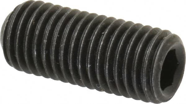 Value Collection - 5/16-24 UNF, 3/4" OAL, Cup Point Set Screw - Grade 8 Alloy Steel, 5/32" Key - Americas Industrial Supply