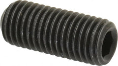 Value Collection - 5/16-24 UNF, 3/4" OAL, Cup Point Set Screw - Grade 8 Alloy Steel, 5/32" Key - Americas Industrial Supply