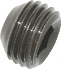Value Collection - 3/8-24 UNF, 1/4" OAL, Cup Point Set Screw - Grade 8 Alloy Steel, 3/16" Key - Americas Industrial Supply