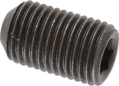 Value Collection - 3/8-24 UNF, 5/8" OAL, Cup Point Set Screw - Grade 8 Alloy Steel, 3/16" Key - Americas Industrial Supply