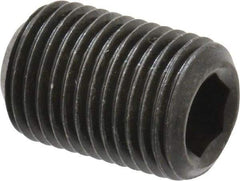 Value Collection - 1/2-20 UNF, 3/4" OAL, Cup Point Set Screw - Grade 8 Alloy Steel, 1/4" Key - Americas Industrial Supply