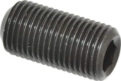 Value Collection - 1/2-20 UNF, 1" OAL, Cup Point Set Screw - Grade 8 Alloy Steel, 1/4" Key - Americas Industrial Supply