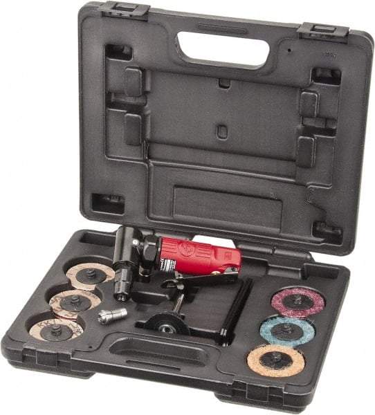 Chicago Pneumatic - 19 Piece, Right Angle Die Grinder Kit - Americas Industrial Supply