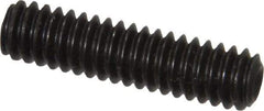 Value Collection - 1/4-20 UNC, 1" OAL, Cup Point Set Screw - Grade 8 Alloy Steel, 1/8" Key - Americas Industrial Supply