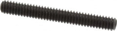 Value Collection - 1/4-20 UNC, 2" OAL, Cup Point Set Screw - Grade 8 Alloy Steel, 1/8" Key - Americas Industrial Supply