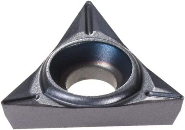 Iscar - TPGT2-0 SP Grade IC908 Carbide Turning Insert - TiAlN Finish, 60° Triangle, 1/4" Inscr Circle, 3/32" Thick, 0.0079" Corner Radius - Americas Industrial Supply