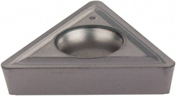 Iscar - TPMT322 Grade IC907 Carbide Turning Insert - 60° Triangle, 3/8" Inscr Circle, 1/8" Thick, 1/32" Corner Radius - Americas Industrial Supply