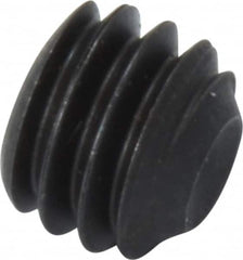 Value Collection - 5/16-18 UNC, 1/4" OAL, Cup Point Set Screw - Grade 8 Alloy Steel, 5/32" Key - Americas Industrial Supply