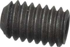 Value Collection - 5/16-18 UNC, 1/2" OAL, Cup Point Set Screw - Grade 8 Alloy Steel, 5/32" Key - Americas Industrial Supply
