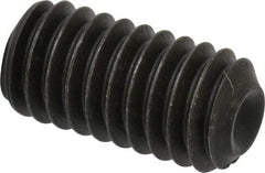 Value Collection - 5/16-18 UNC, 5/8" OAL, Cup Point Set Screw - Grade 8 Alloy Steel, 5/32" Key - Americas Industrial Supply