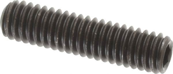 Value Collection - 5/16-18 UNC, 1-1/4" OAL, Cup Point Set Screw - Grade 8 Alloy Steel, 5/32" Key - Americas Industrial Supply