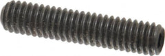 Value Collection - 5/16-18 UNC, 1-1/2" OAL, Cup Point Set Screw - Grade 8 Alloy Steel, 5/32" Key - Americas Industrial Supply