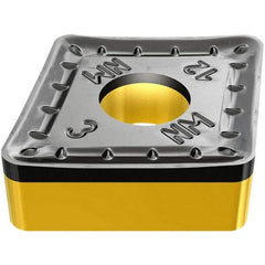 Iscar - CNMM433 NM Grade IC8250 Carbide Turning Insert - TiCN/Al2O3/TiN Finish, 80° Diamond, 1/2" Inscr Circle, 3/16" Thick, 3/64" Corner Radius - Americas Industrial Supply