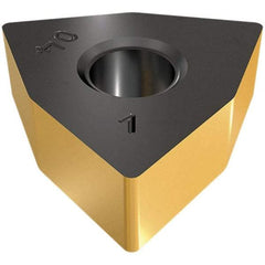 Iscar - WNMA432 WG Grade IC428 Carbide Turning Insert - TiC/Al2O3 Finish, 80° Trigon, 1/2" Inscr Circle, 3/16" Thick, 1/32" Corner Radius - Americas Industrial Supply