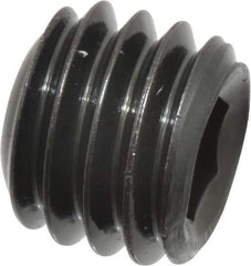 Value Collection - 3/8-16 UNC, 5/16" OAL, Cup Point Set Screw - Grade 8 Alloy Steel, 3/16" Key - Americas Industrial Supply