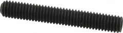Value Collection - 3/8-16 UNC, 2-1/2" OAL, Cup Point Set Screw - Grade 8 Alloy Steel, 3/16" Key - Americas Industrial Supply