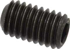 Value Collection - 7/16-14 UNC, 3/4" OAL, Cup Point Set Screw - Grade 8 Alloy Steel, 7/32" Key - Americas Industrial Supply