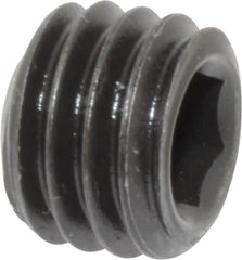 Value Collection - 1/2-13 UNC, 3/8" OAL, Cup Point Set Screw - Grade 8 Alloy Steel, 1/4" Key - Americas Industrial Supply