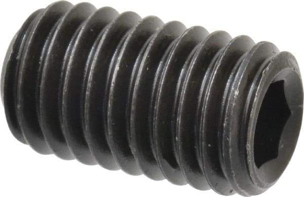 Value Collection - 1/2-13 UNC, 7/8" OAL, Cup Point Set Screw - Grade 8 Alloy Steel, 1/4" Key - Americas Industrial Supply