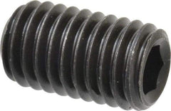 Value Collection - 1/2-13 UNC, 7/8" OAL, Cup Point Set Screw - Grade 8 Alloy Steel, 1/4" Key - Americas Industrial Supply