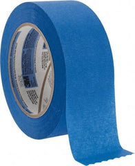 3M - 2" Wide x 60 Yd Long Blue Paper Masking Tape - Series 2090, 5.7 mil Thick, 27 In/Lb Tensile Strength - Americas Industrial Supply