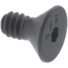 Value Collection - 7/16-14 UNC Hex Socket Drive, 82° Flat Screw - Alloy Steel, Black Oxide Finish, Fully Threaded, 1-3/4" OAL - Americas Industrial Supply